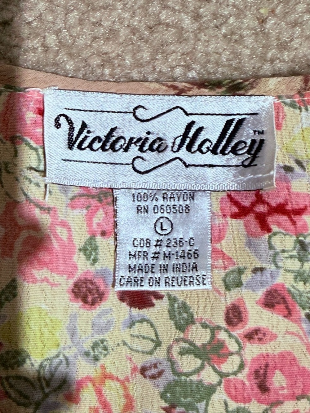 Victoria Holley Floral Tiered Rayon Maxi Boho Sundress- Pink and Yellow - Picture 5 of 9